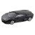 奥茵卡 最新款车载兰博基尼车模电子狗 固定流动测速二合一一体机(黑色)