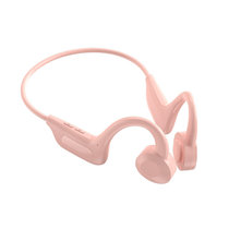 新款BL-13挂耳式骨传导不入耳耳机商务运动降噪立体声无线音传导蓝牙耳机(粉色 BL-13)