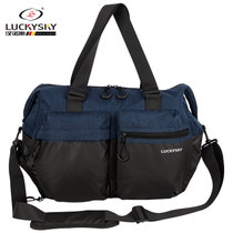 汉诺斯luckysky手提旅行包男女大容量行李包休闲健身包多功能旅行袋(蓝色)