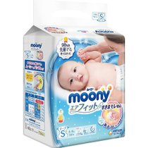 超市-婴儿尿裤尤妮佳moony畅透系列纸尿裤NB90片*2包(S84片*2包)