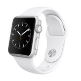 苹果（Apple）Watch Sport Series 1智能手表 38MM(银色铝表壳+白色运动表带)
