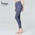 IYOGA2021年***新款瑜伽长裤拼接线紧身高腰塑形提臀运动健身女(L 墨兰)