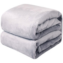 允儿 夏季空调毯 冬季铺床毛绒珊瑚绒床单人毛毯子被子盖毯加厚保暖学生宿舍法兰绒毛毯(颜色随机X6)