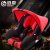 感恩 婴儿汽车儿童安全座椅 车载宝宝提篮式坐椅婴儿座椅0-12个月(红黑色)
