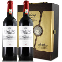 澳大利亚洛神山庄梅洛干红葡萄酒 澳洲原瓶进口红酒 礼盒装750ml*2