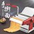 三刀家用小型压面机手动不锈钢面条机饺子馄饨皮机擀面机制面机(三刀白色)
