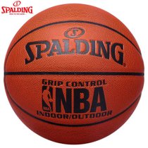 斯伯丁篮球NBA比赛篮球74-604Y室内外兼用7号PU皮 国美超市甄选