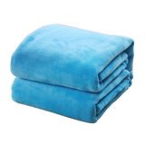 恒蝶（HengDie）家纺 法莱绒毯 毛毯 空调毯 四季盖毯 午睡毛毯 床单毯 儿童盖毯(天蓝)
