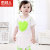 南极人儿童棉莱卡时尚打底内衣（亮色爱心） N513T80422(绿亮 120cm)