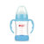 运智贝玻璃奶瓶宝宝用品带防尘盖婴儿宽口玻璃奶瓶(蓝色 180ml)
