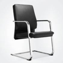 云艳YY-LCL1795 电脑椅子办公家用皮椅弓形椅会议椅钢架椅(默认 默认)