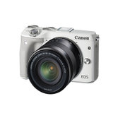 佳能（Canon）EOS M3 微单套机 EF-M 15-45mm f/3.5-6.3 IS STM镜头佳能EOSm3(白色 官方标配)