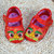 宝宝虎头婴儿鞋纯棉软底透气满月周岁鞋手工定做鞋老虎鞋室内鞋(15码(内长12.5cm） 尖眼方口红)