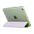 iPad23456保护套 三折 air2保护壳 苹果平板配件 mini3皮套 iPad6蚕丝 mini4防摔外壳简约时尚(绿色 【mini4】专用)