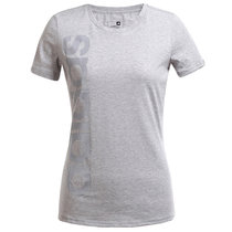 阿迪达斯女装2016春新款运动透气短袖T恤AO3173(灰色 XL)