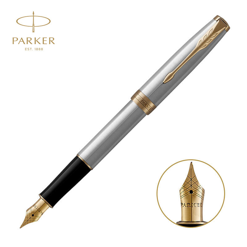 笔类派克parker卓尔钢笔男士墨水笔签字笔商2015卓尔钢杆金夹墨水笔