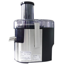 松下(Panasonic)MJ-DJ01SSQ 果汁机 大口径加料口 高出汁率不锈钢刀具料理机 榨汁机