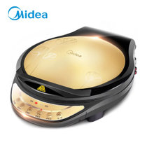 美的（Midea）电饼铛家用双面加热悬浮烤盘微电脑一键菜单煎烤机WJCN30D