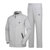 耐克/Nike男款运动套装2016春季纯棉套装运动套装男装运动服运动裤外套(浅灰色 XXXXL)