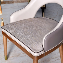 高端定制四季美式意式ART轻奢餐椅垫坐垫套罩防滑美家配套中欧式(平铺款（0.5cm厚）)