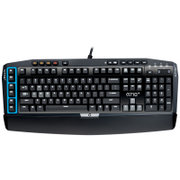 罗技（Logitech）G710+ Blue有线游戏机械键盘 台式机背光樱桃青轴 茶轴键盘(黑色 G710+Blue)