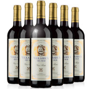 也买酒 西班牙原瓶进口 维亚海洋之星干红葡萄酒 6支整箱装 750mlx6
