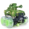 *遥控特技车 声光玩具车 大坦克模型 充电/翻转/射击