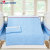 贝贝帕克 婴儿床上用品套件新生儿宝宝全棉被子床品三件套 530831(蓝色 115*150)