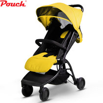 Pouch旅行婴儿车小推车轻便伞车超轻便携儿童车四轮婴儿推车A10(黄色)