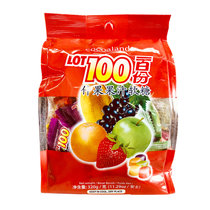 一百份什果果汁软糖320g 马来西亚进口