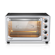 长帝 TRTF32独立控温多功能烤箱 家用烘焙蛋糕32升大容量电烤箱(银色 热销)