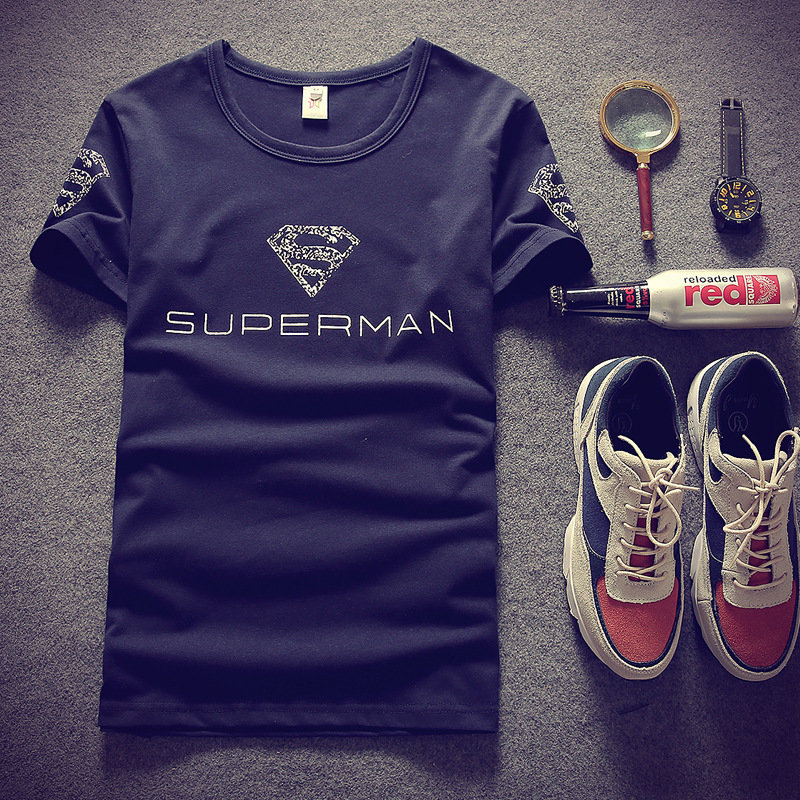 【韩恤T恤女藏青色XL图片】韩恤 潮男t恤男士