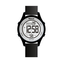 男女士电子手表 时尚大表盘学生手表运动多功能电子表美时嘉(MESCAL) 手表(深灰色【40*49mm】)