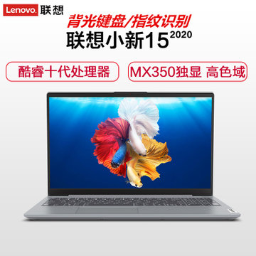 2020款 联想Lenovo 小新15【MX350 2G独显 100%sRGB色域】15.6英寸全面屏超轻薄笔记本电脑(十代i7-1065G7处理器 16G内存/512GB固态/标配)