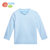 贝贝怡婴儿冬季纯棉保暖上衣男女宝宝高领长袖T恤 154S097(天蓝 80cm)