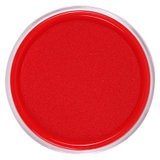 晨光文具80mm红色快干透明印台 圆形财务专用印泥印台 单个装AYZ97512 对公