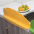 厨房水槽挡水板家用洗碗池硅胶防溅板洗手台面吸盘式隔水防油(绿色)