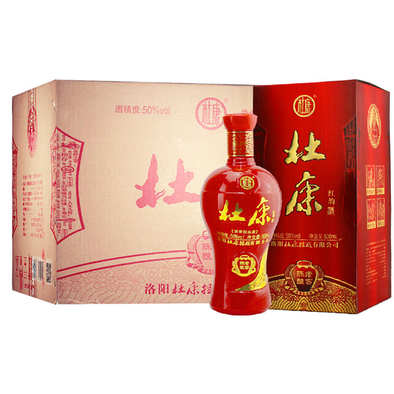 杜康红韵酒500ml38度整箱整箱