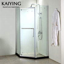 凯鹰(KAIYING)整体淋浴房钻石型浴室钢化玻璃隔断(8mm)86F(100*100*185cm)