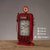 莎芮 欧美式复古铁艺加油站模型钟表座钟创意客厅卧室静音时钟台钟摆件(F03B红色)第2张高清大图
