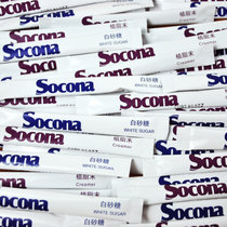 Socona优质白砂糖 白糖包5gX100条+植脂末 奶精粉3gX100条