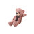 新款长毛蝴蝶结泰迪熊公仔 创意毛绒玩具送女生情人节礼物(粉红 高120cm)