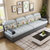 古宜 G213客厅可折叠沙发床 多功能两用推拉现代简约小户型布艺办公室(浅灰色2.86米双人位*2)