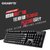 Gigabyte/技嘉 FORCE K83机械键盘 青轴红轴机械式游戏键盘104键(黑色 FORCE K83)