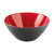 意大利 GUZZINI 多彩沙拉碗小吃盘果盘 25cm 国美厨空间(黑红)