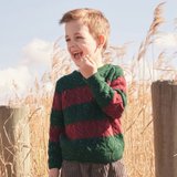 巴拉巴拉儿童毛衣宝宝针织衫男童冬季2018新款套头线衣羊毛线衫潮(90cm可开肩 绿色调0444)