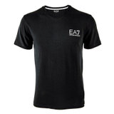 ARMANI阿玛尼经典男装 男士V领短袖T恤  EA7系列半袖纯棉t恤90552(黑色 L)