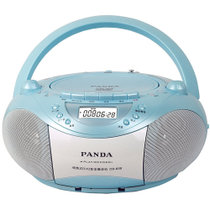 PANDA/熊猫CD-850升级版 蓝色 蓝牙CD复读机DVD光盘播放机磁带cd一体播放机U盘TF卡转录英语学习面包机收录机