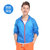Sportex/博特 运动皮肤风衣 情侣款防紫外线防水透气防风皮肤衣PFY003(海蓝色 XL)