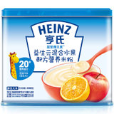 【新品上市】亨氏（Heinz）新品婴幼儿超金小罐米粉225g宝宝辅食米糊(益生元混合水果营养米粉)